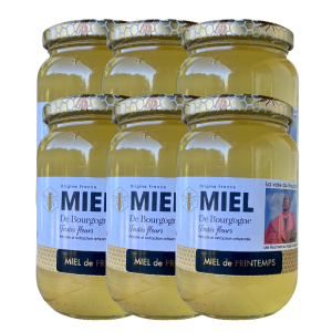Pack x6 - Miel Printemps - 500 gr- Récolte mai 2023